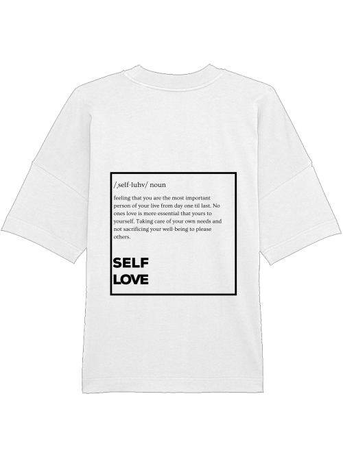 SELFLOVE - The curious Thing - Nice Oversized Shirt - Back Print.